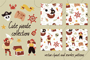 Cute vector pirate collection, a Graphic by My May Art (Thumbnail 1 of 9)