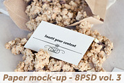Paper Card Mock-Up 8PSD- part 3 of 3, a Packaging Mockup by Marian Kadlec (Thumbnail 1 of 3)