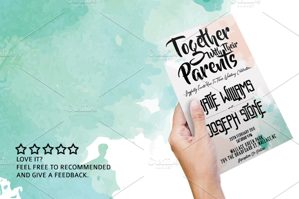Wedding Invitation, an Invitation Template by Tiaga (Photo 3 of 3)