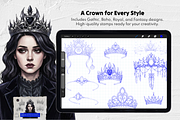 10 in 1 Halloween Procreate Stamps, a Brush Add-On by Selentaori Studio (Thumbnail 10 of 15)