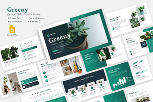 Greeny Google Slides Presentation, a Presentation Template by zahidhossainalif