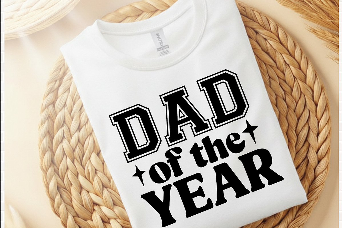 Dad of the Year T shirt Design, a Graphic by crative8112 (Photo 2 of 3)