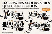 Halloween Spooky Quote SVG Bundle, an Object Graphic by NH graphic (Thumbnail 1 of 3)