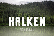 Halken Typeface, a Sans Serif Font by MikeHill (Thumbnail 1 of 4)