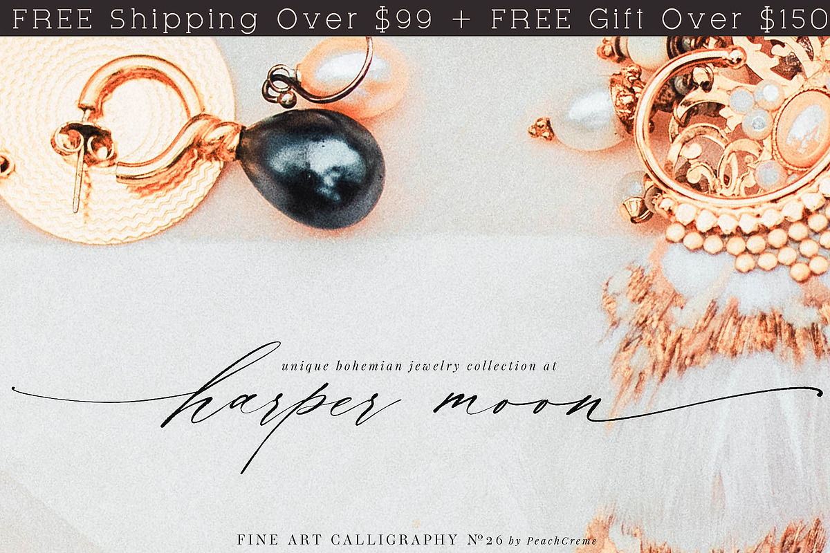 La Bohemia // Fine Art Calligraphy, a Script Font by PeachCreme (Photo 10 of 12)