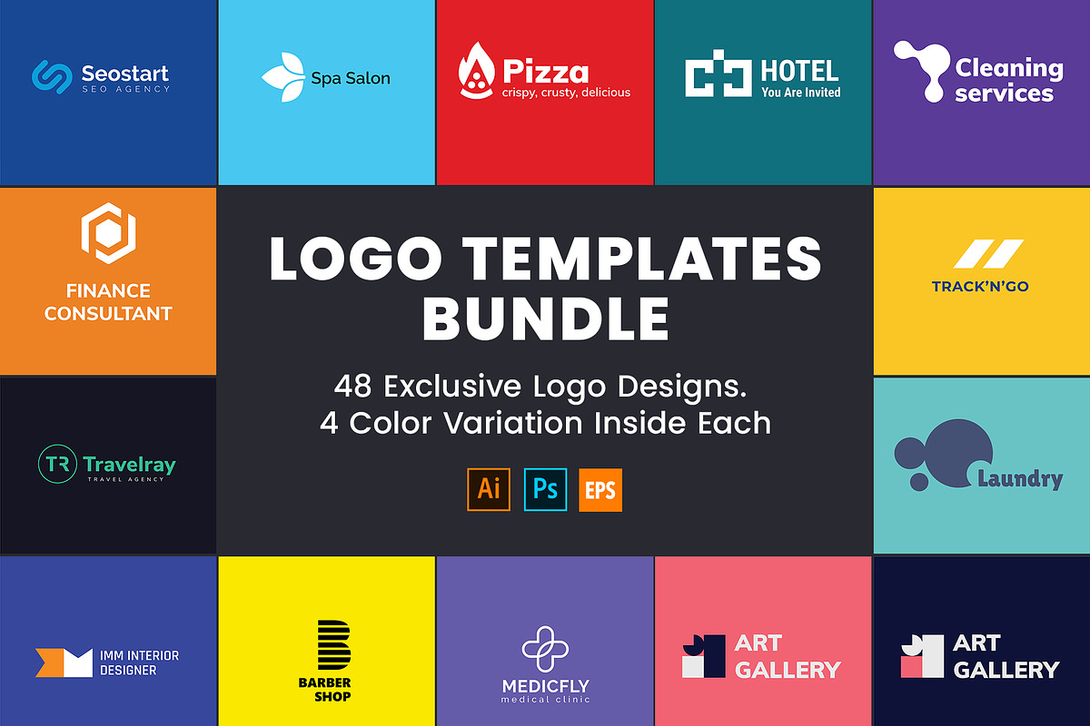 Logo Template Bundle, a Branding & Logo Template by TemplatesNow! (Photo 1 of 10)