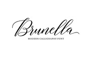 Brunella Script, a Script Font by Seniors (Thumbnail 1 of 12)