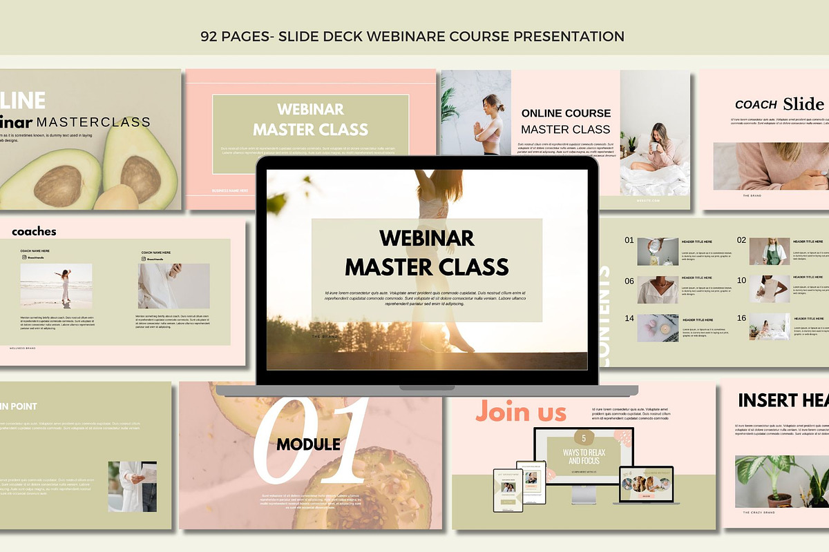 Wellness Coach Course Creator Canva, a Magazine Template by Deepa Template Studio (Photo 6 of 15)
