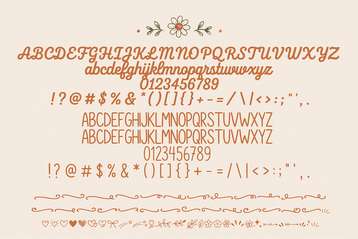 Butter Daisy font duo, a Handwritten Font by cocodesign (Photo 7 of 8)
