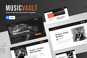 Music Production Keynote, a Presentation Template by SquidPixey (Thumbnail 1 of 7)