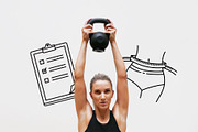 46 Fitness Icons - Exercise, Sports, an Icon by Hatch Design Workshop (Thumbnail 3 of 10)