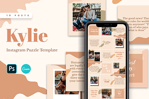 Kylie Instagram Puzzle CANVA PS