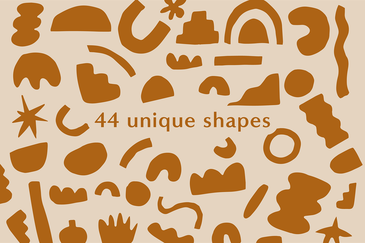Abstract Art Shapes Graphic Elements, an Object Graphic by Leigh the Studio (Photo 2 of 10)