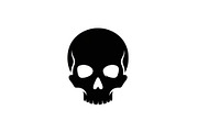 Skull & Crossbones Silhouette Vector, an Illustration by jahid234 (Thumbnail 5 of 51)