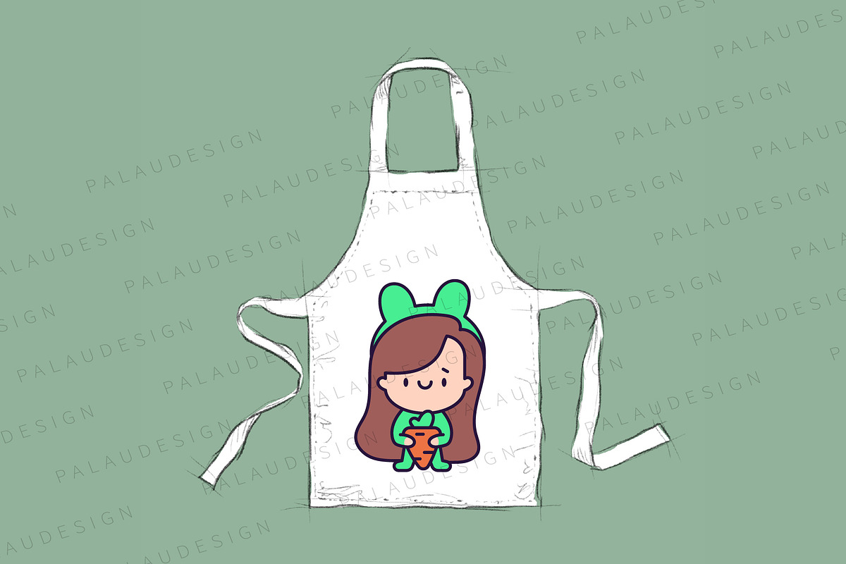 Cute Kawaii Chibi Girls Characters, a Person Illustration by Palau (Photo 2 of 12)