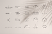 Peony and Honey Modern Logo Kit, a Branding & Logo Template by Forth and Wild (Thumbnail 2 of 10)