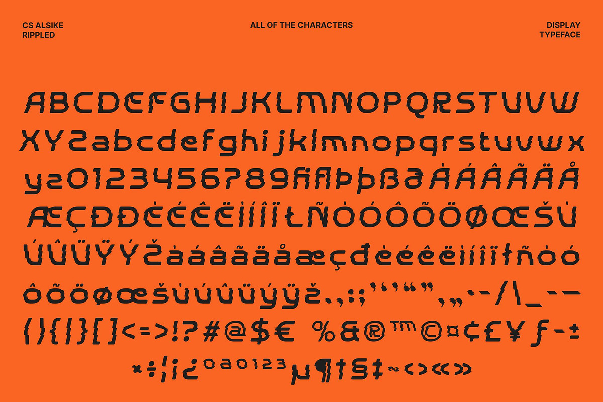 CS Alsike Rippled, a Sans Serif Font by Craft Supply Co. (Photo 8 of 8)