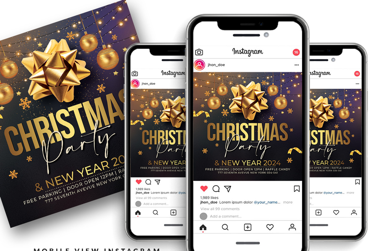 Christmas Flyer, a Flyer Template by AfzaalGraphics (Photo 2 of 2)