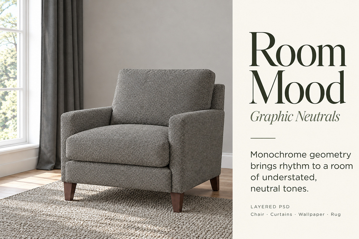 Room Mood Interior PSD Mockup, a Household Mockup by Casa Mandarina (Photo 8 of 8)