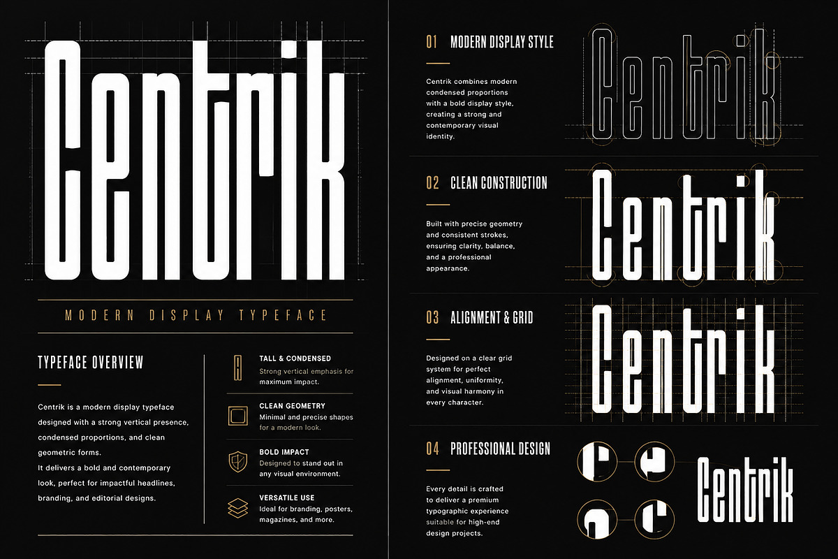 Centrik, a Slab Serif Font by Wow Magic (Photo 5 of 5)