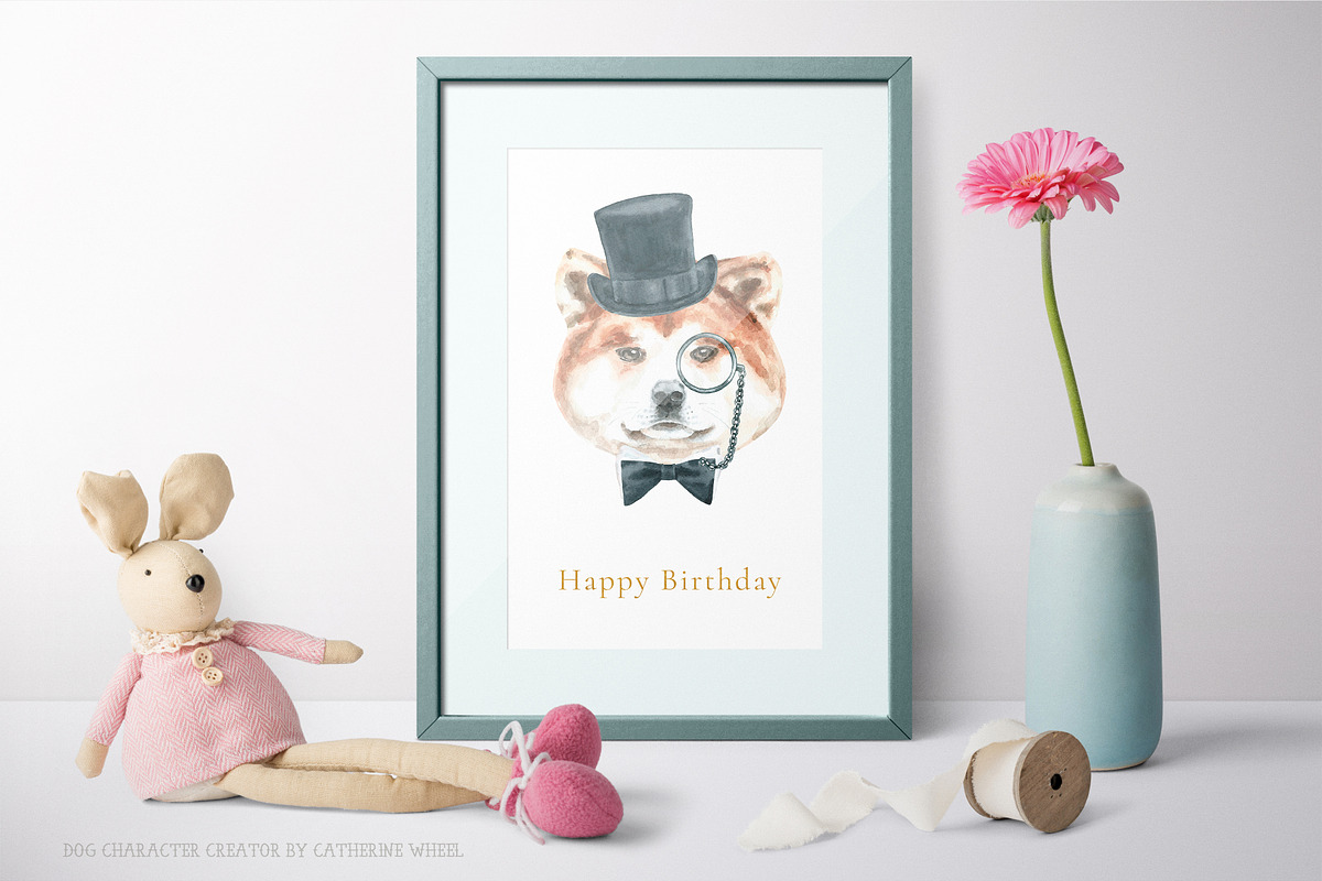 Dog Character Creator Animal clipart, an Animal Illustration by Catherine Wheel (Photo 17 of 19)