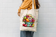 Whimsical Summer Picnic Basket Clipa, an Illustration by CreationArt (Thumbnail 3 of 7)