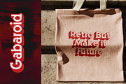 Gabaroid – Retro Display Font, a Sans Serif Font by CapeTypeFonts (Thumbnail 2 of 6)