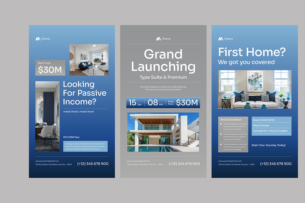 DHAMA | Real Estate Instagram Story, a Social Media Template by Neermana (Photo 3 of 4)