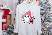 Spooky Ghost Breast Cancer Halloween, an Illustration by designcity5 (Thumbnail 8 of 8)