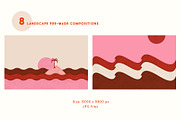 Landscape Shapes & Compositions, a Texture Illustration by All This Concept (Thumbnail 4 of 14)