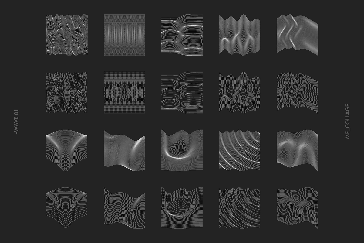 WAVE 01: Flexible Abstract Designs, an Object Graphic by ME_COLLAGE (Photo 15 of 25)