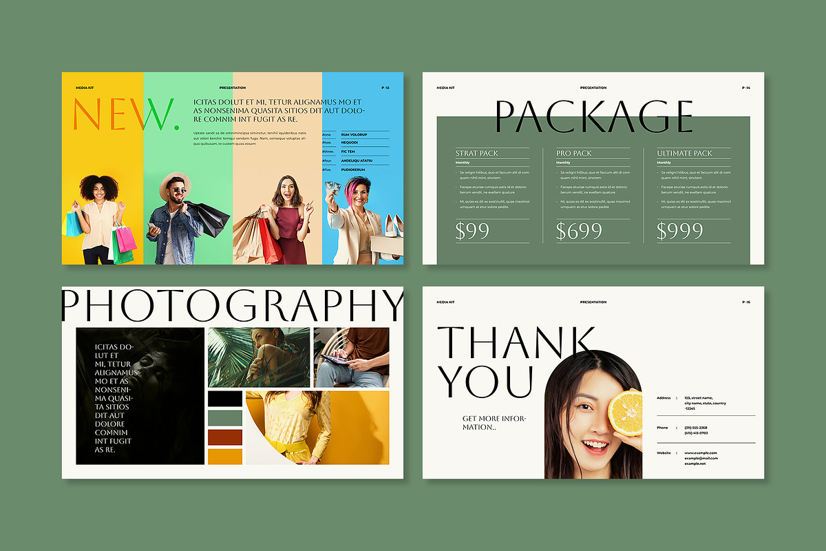 Media Kit Template, a Presentation Template by E-Type (Photo 5 of 5)
