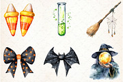 Vintage Creepy Halloween Clipart, an Illustration by Libby Wishes (Thumbnail 7 of 7)