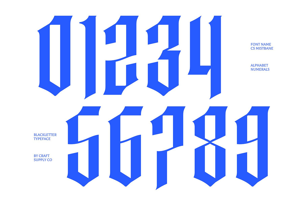 CS Mistbane – Blackletter Font, a Blackletter Font by Craft Supply Co. (Photo 5 of 8)