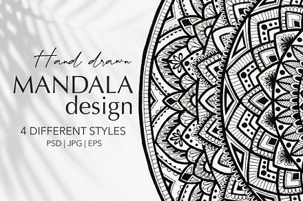 Hand Drawn Mandala Collection