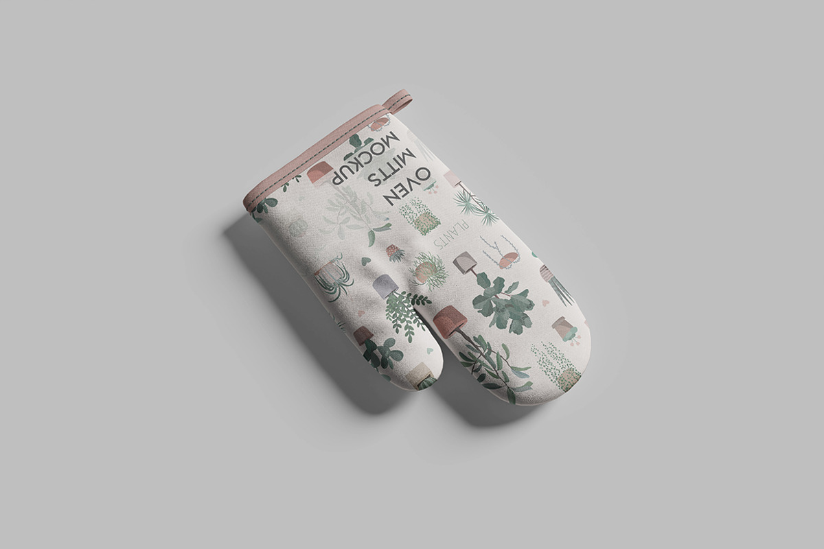 Oven Mitts Mockup, a Product Mockup by MrLetters (Photo 3 of 5)
