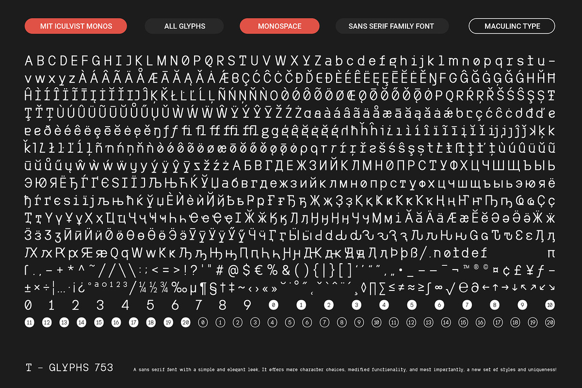MIT Iculvist Monos | Variable, a Sans Serif Font by Maculinc Type (Photo 12 of 12)