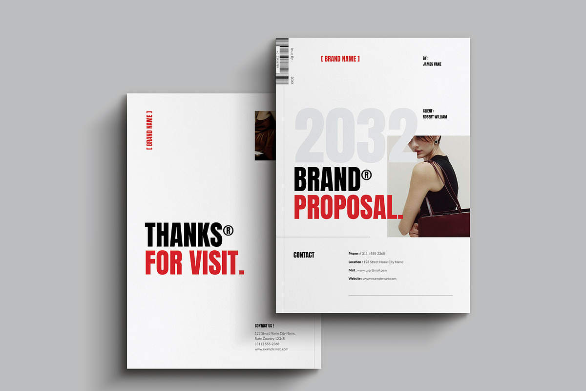 Brand Proposal Template, a Brochure Template by NorthPeak (Photo 8 of 9)