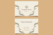 Natural Floral Business card, a Marketing Template by sekitarief (Thumbnail 2 of 3)