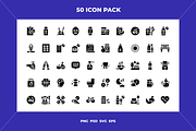 Healthy lifestyle icons, an Outline Icon by Wencory (Thumbnail 1 of 2)
