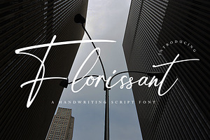 Florissant - Handwriting Font