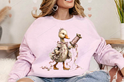 Watercolor Coquette Goose Clipart, a Seasonal Illustration by Canvas Craft (Thumbnail 5 of 6)