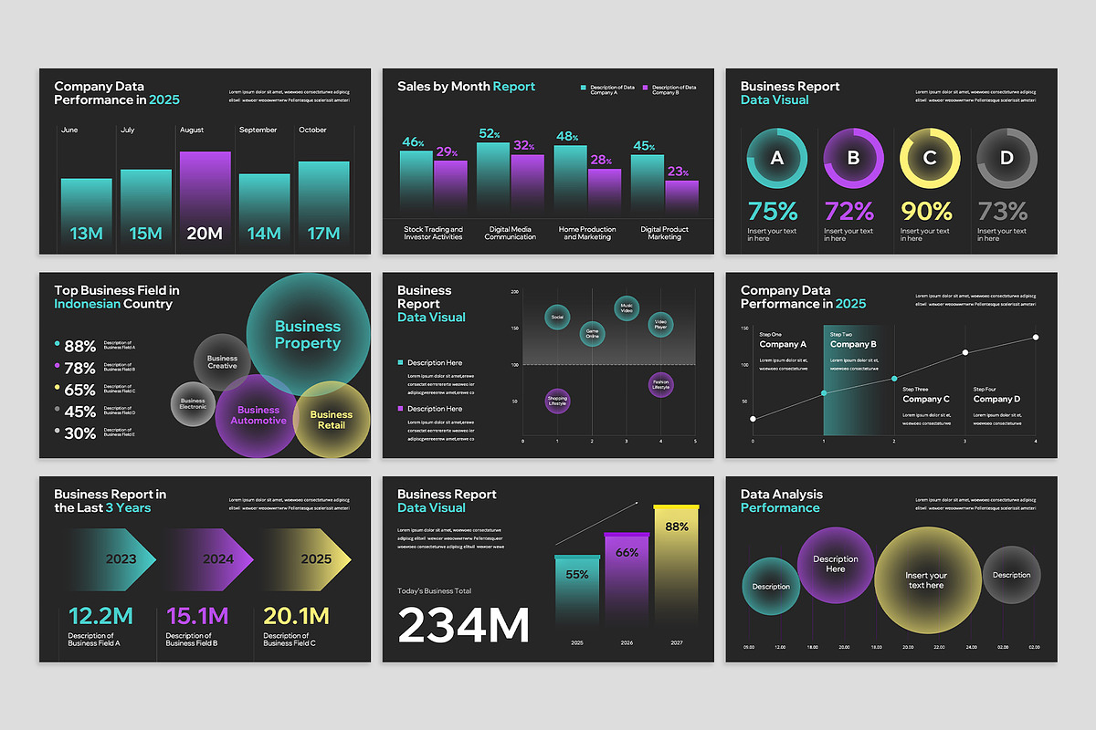 Data Visual Infographic GS, a Presentation Template by rgbryand (Photo 3 of 6)