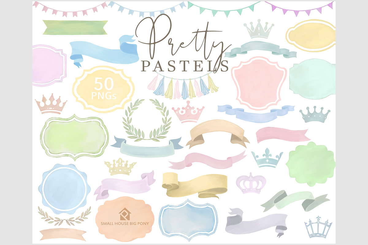 All New!! Mega Pastel Bundle Series, a Graphic by SmallHouseBigPony (Photo 12 of 18)
