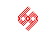 Creative Simple Number 69 Logo, a Branding & Logo Template by Buqancreative (Thumbnail 1 of 3)