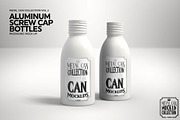 Aluminum Screw Cap Bottle Mockup, a Cups & Container Mockup by INCDesign (Thumbnail 5 of 9)