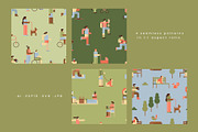 Geometric Life - Park Activities, a Person Illustration by Léo Alexandre (Thumbnail 12 of 17)