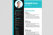 Resume Template, a Resume Template by MightyDesign (Thumbnail 4 of 8)