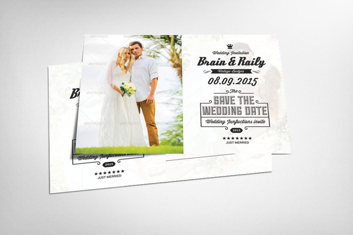 Invitation Postcard Template, a Card Template by graphicforest (Photo 1 of 3)