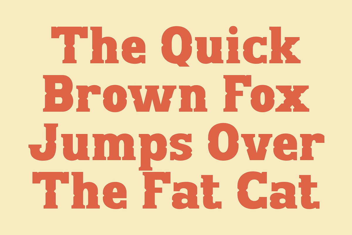 CS Modley – Western Font, a Slab Serif Font by Craft Supply Co. (Photo 5 of 8)